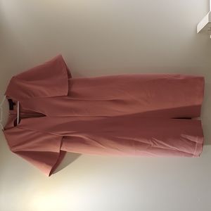 Eloquii Pink Flutter Sleeve Dress